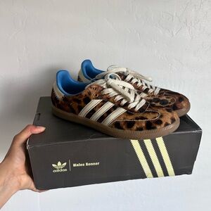 Adidas Samba Leopard Print Sneakers